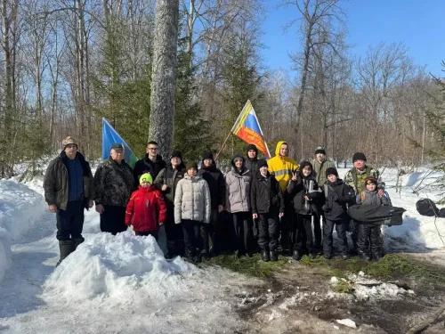 Лениногорские беркутовцы встретили весну необычными соревнованиями