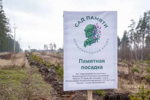 В Татарстане 25 апреля стартует акция «Сад памяти»