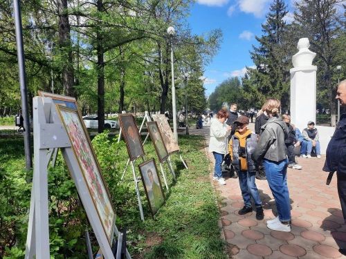 В Лениногорске празднование  9 мая проходило на нескольких площадках города
