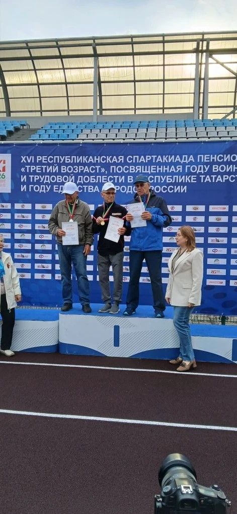 Команда спортсменов третьего возраста из Лениногорска завоевала призовые места в Казани
