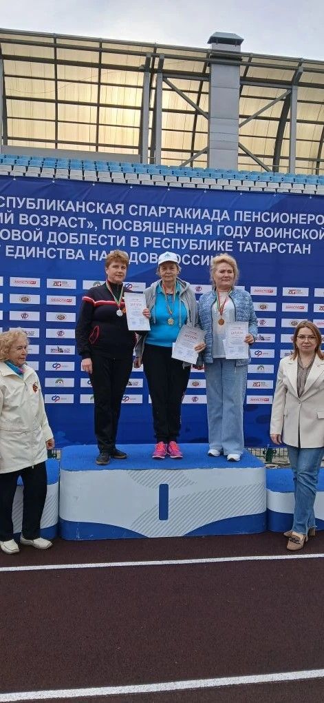 Команда спортсменов третьего возраста из Лениногорска завоевала призовые места в Казани