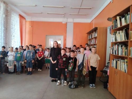 В мероприятии «Были вместе детство и война» приняли участие дети из пришкольных лагерей Лениногорска