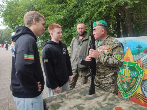 В Лениногорске прошла мобильная выставка «На защите границ»