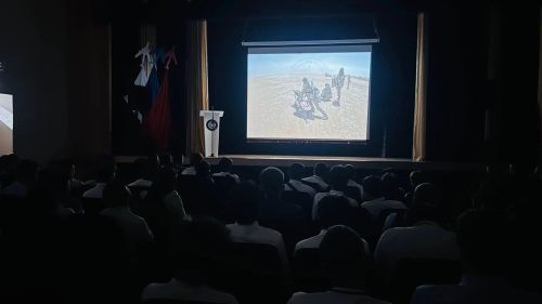 В Лениногорском колледже состоялся классный час с участием представителей воинской части 145 полка Военно-Морского Флота