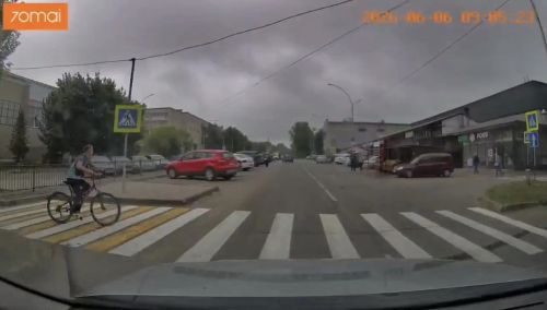 В Лениногорске водитель иномарки совершил наезд на велосипедиста