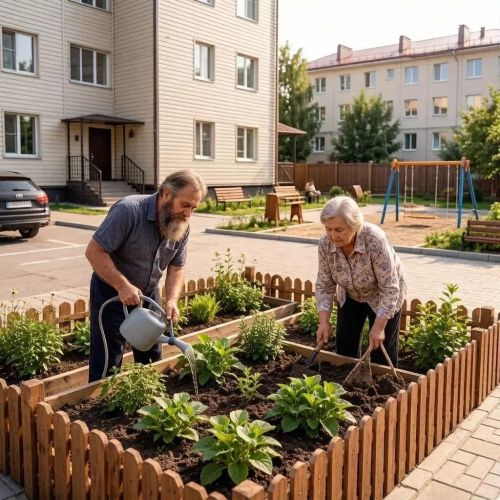 В Лениногорске самовольные грядки у многоэтажек могут признать нарушением