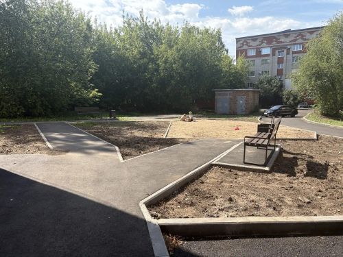 В Лениногорске работы по благоустройству ведутся в 7 дворах