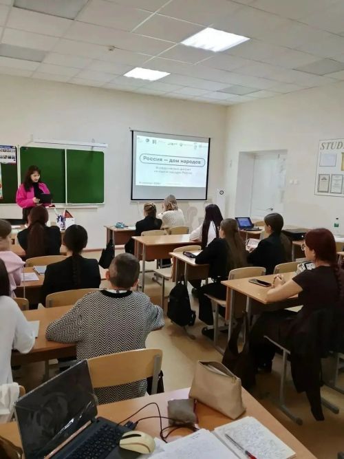 В Лениногорске будущие педагоги присоединились к Всероссийскому диктанту