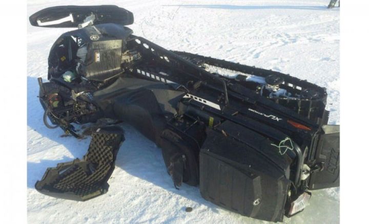 В Татарстане пятилетний ребенок упал со снегохода и получил перелом черепа