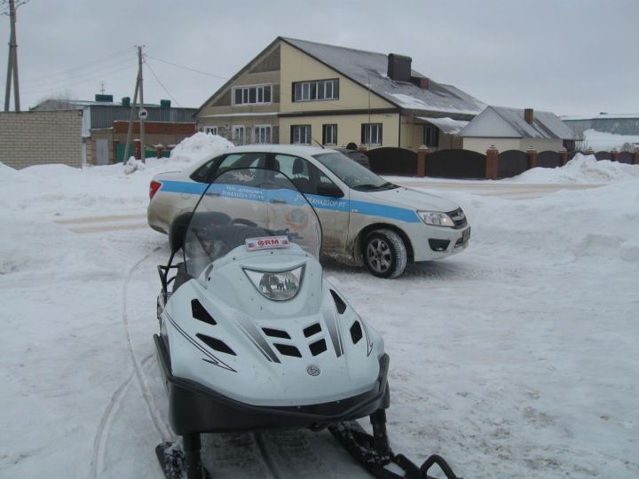 В Лениногорске проходит эксплуатация снегоходов