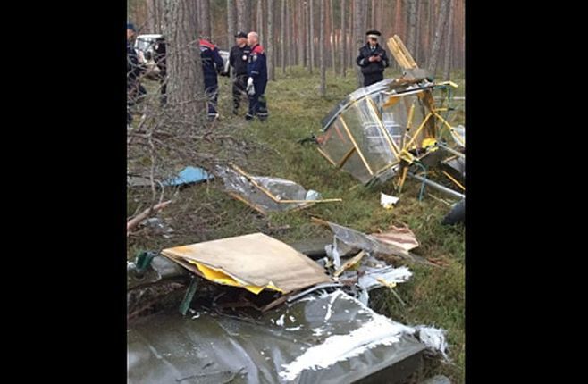 В Ленинградской области рухнул самодельный самолет