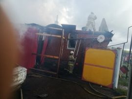 Ликвидация последствия пожара в Лениногорском районе