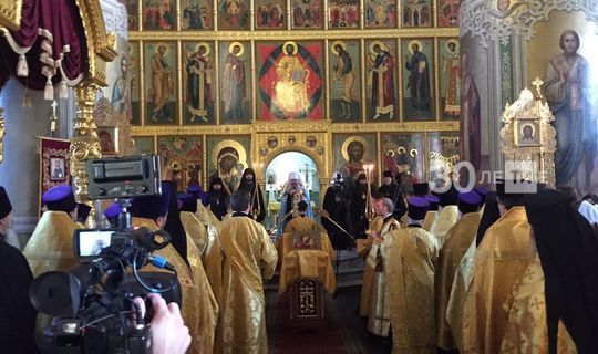 Первый молебен отслужил в Татарстане митрополит Кирилл