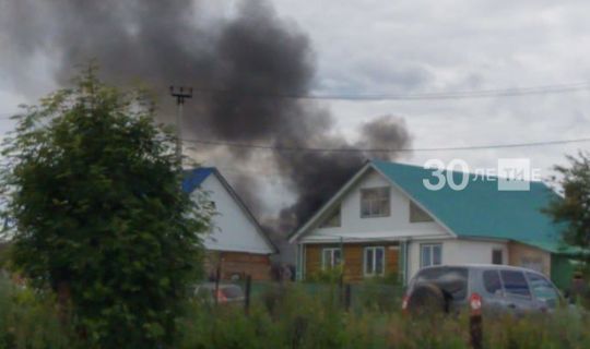 В Татарстане муж и жена сгорели в бане