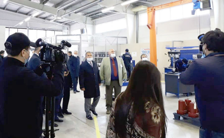 Президент Татарстана посетил новое предприятие в Лениногорске.