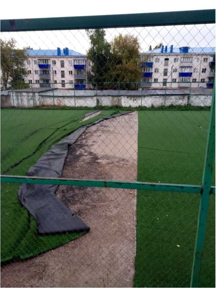 Житель Лениногорска через социальные сети попросил привести в порядок футбольное поле. Смотрите, что получилось...