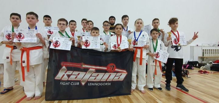 Лениногорцы заработали 16 медалей на Республиканском турнире по каратэ Киокусинкай