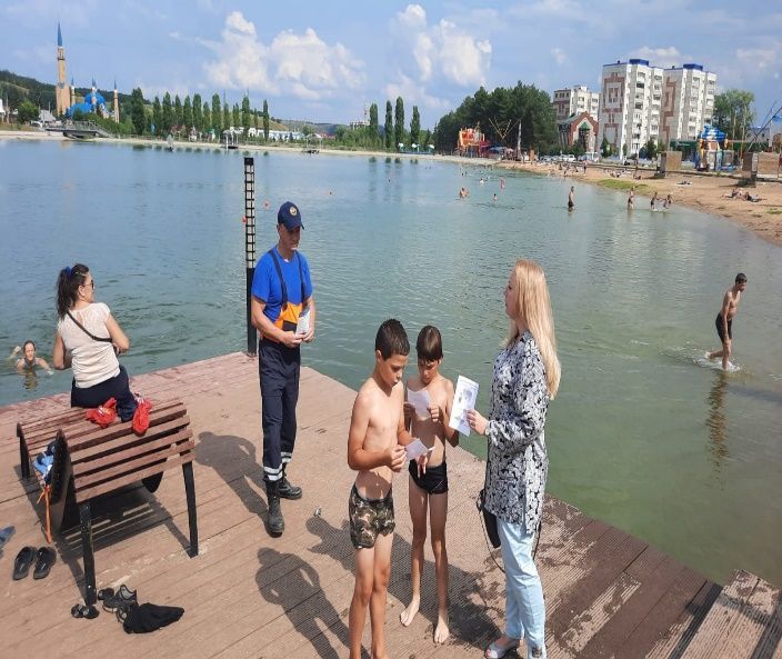 Мобильные группы по контролю за купанием в необорудованных местах Татарстана выявляют нарушителей