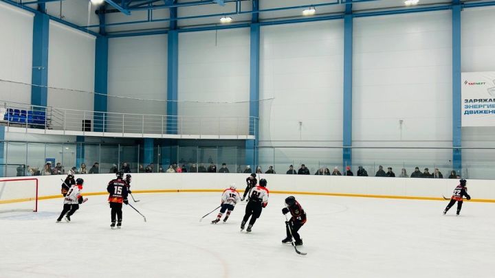В Лениногорске прошел матч Первенства Республики Татарстан по хоккею