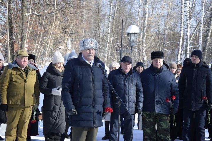 В Лениногорске прошел митинг, посвящённый в честь годовщины вывода войск из Афганистана