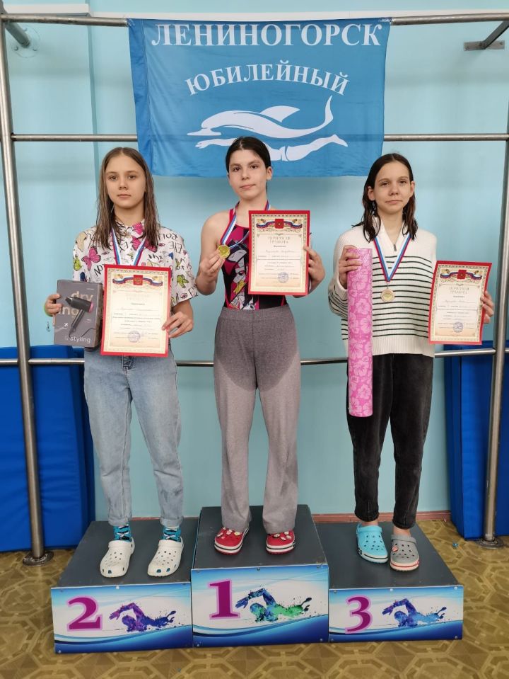 В Лениногорске прошли Республиканские соревнования по плаванию среди школьников
