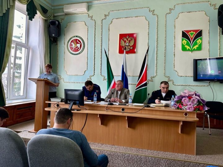 В Лениногорске прошло внеочередное расширенное заседание комиссии по БДД