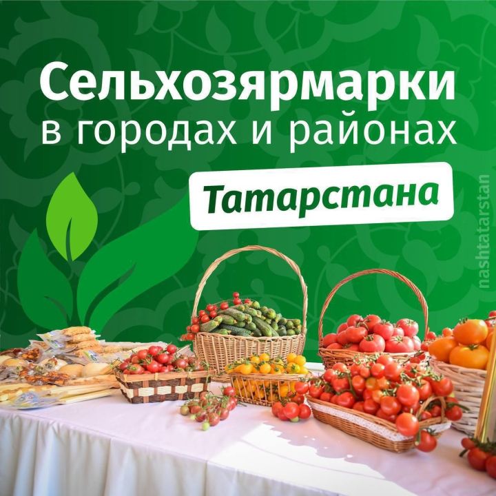 6 декабря в Татарстане пройдут традиционные сельскохозяйственные ярмарки