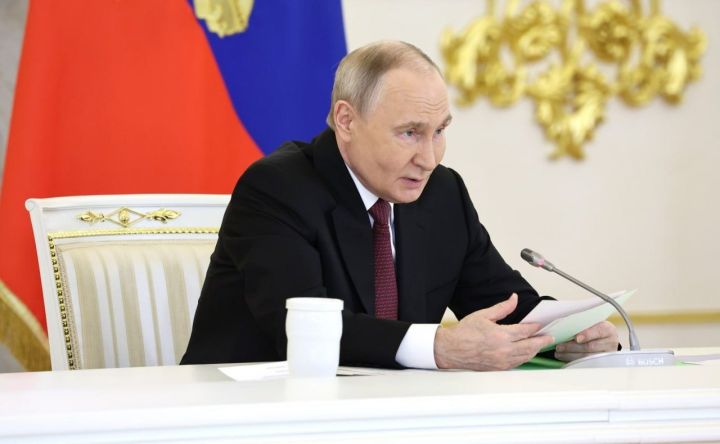 Рустам Минниханов принял участие в заседании Совета при Президенте РФ по стратегическому развитию и национальным проектам
