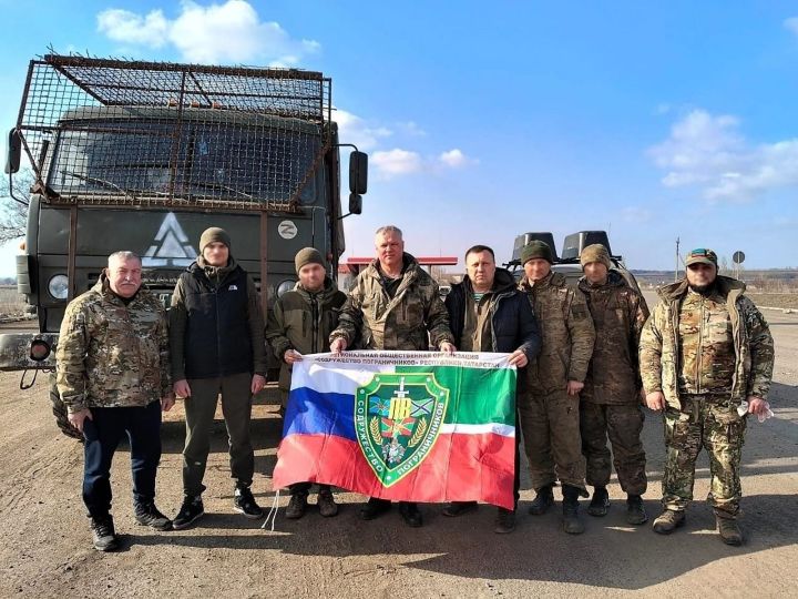 Содружество пограничников Лениногорска получило благодарность от штурмового отряда СВО