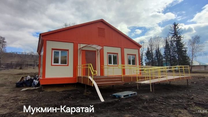 В двух селах Лениногорского района продолжается строительство  фельдшерско-акушерских пунктов