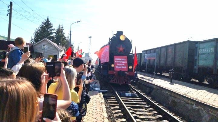 1 мая в Лениногорск прибудет агитпоезд «Паровоз Победы»