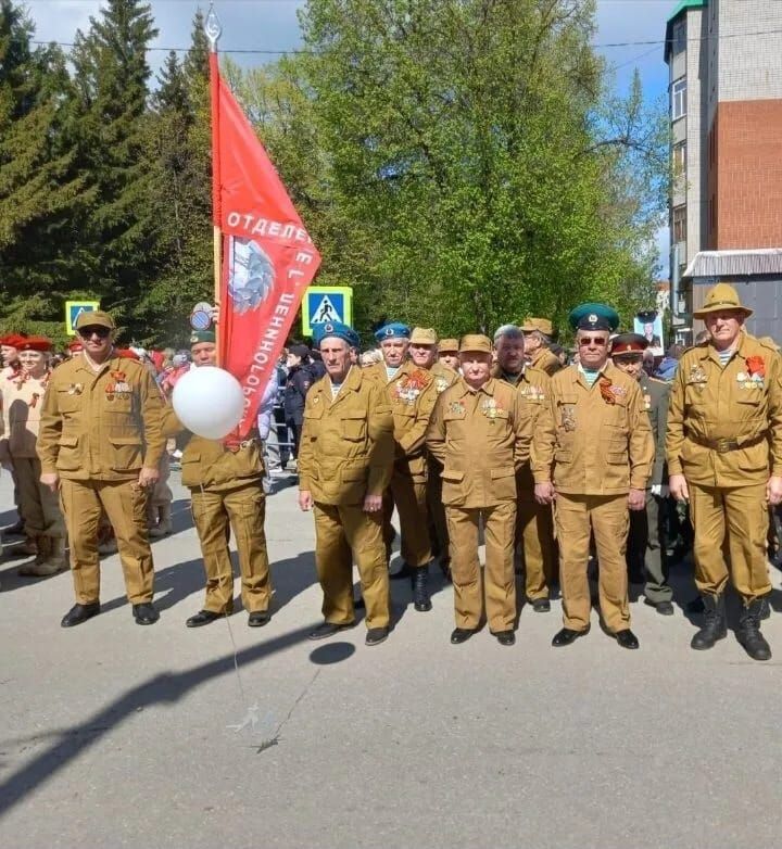 Ветераны «Боевого братства» Лениногорска поздравляют с 80-летием Победы