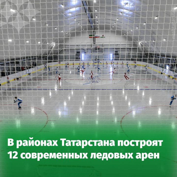 К 2030 году ледовые арены появятся во всех районах Татарстана