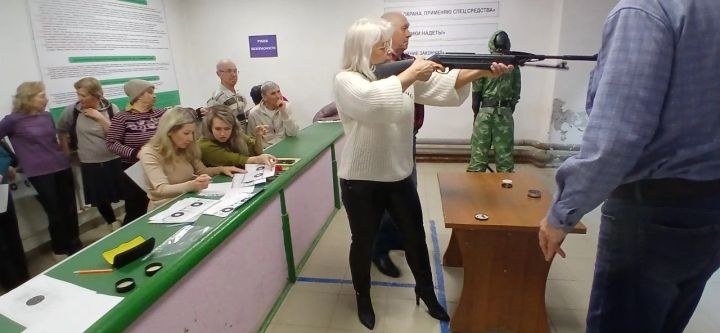 Определили лучших стрелков среди старшего поколения Лениногорска