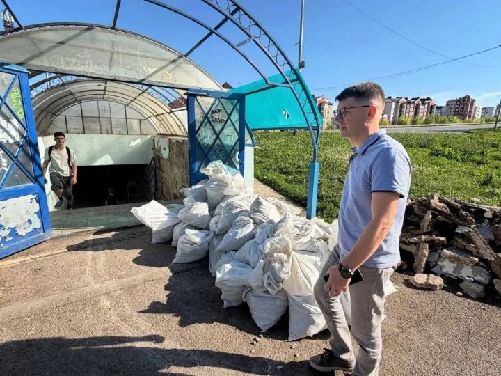 В Лениногорске начали ремонт подземного перехода на улице Чайковского