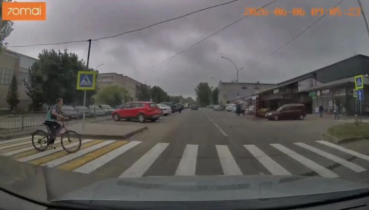 В Лениногорске водитель иномарки совершил наезд на велосипедиста