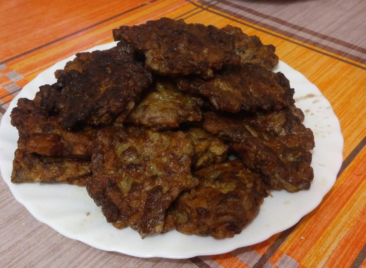 Печеночные оладьи из куриной печени рецепт пошагово с фото