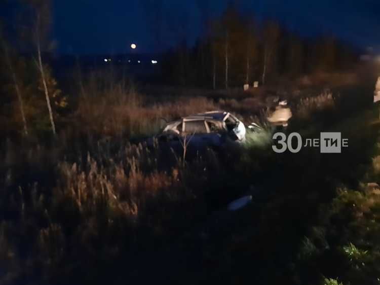 Страшная авария под Альметьевском. Водитель погиб.