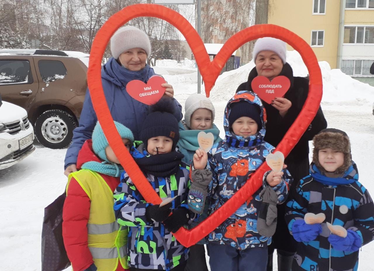 Акция «Я люблю ПДД» в детском саду Лениногорска