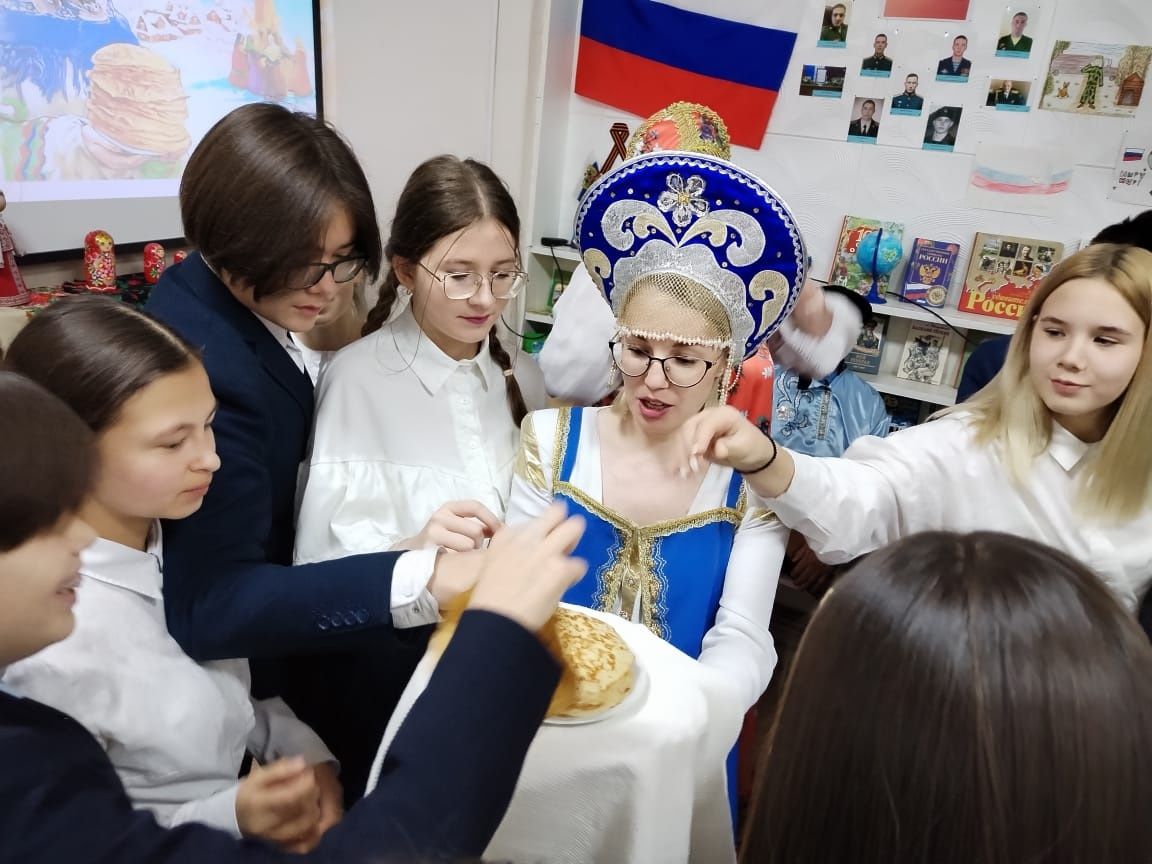 Лениногорские школьники прошли литературно-фольклорное путешествие «Люблю твою, Россия, старину»