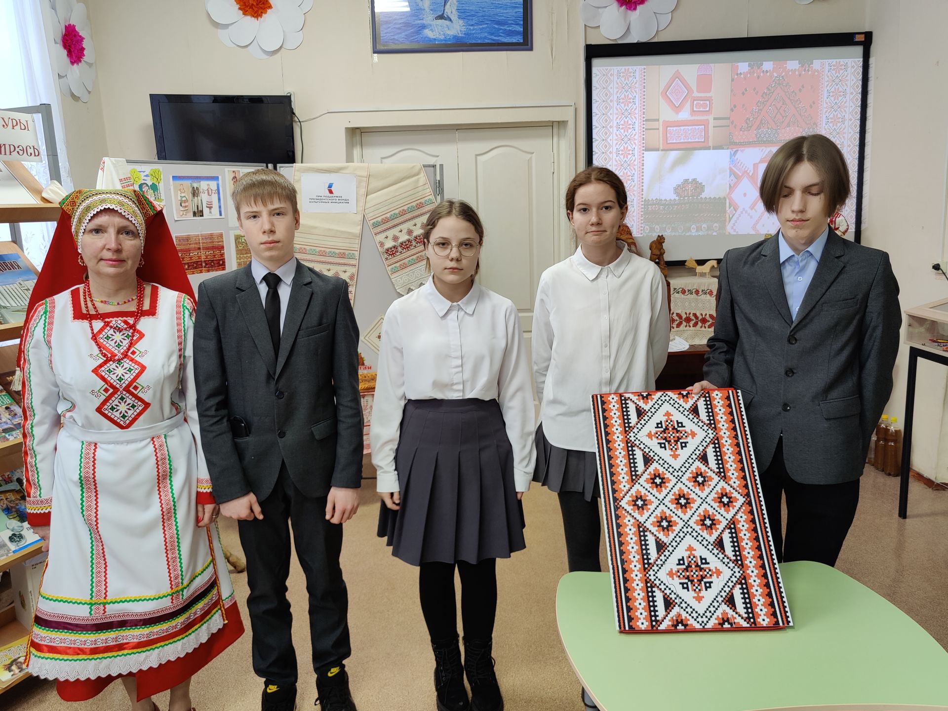 В Лениногорске прошёл познавательный час «Мордовский народ: культура, традиции и обычаи»