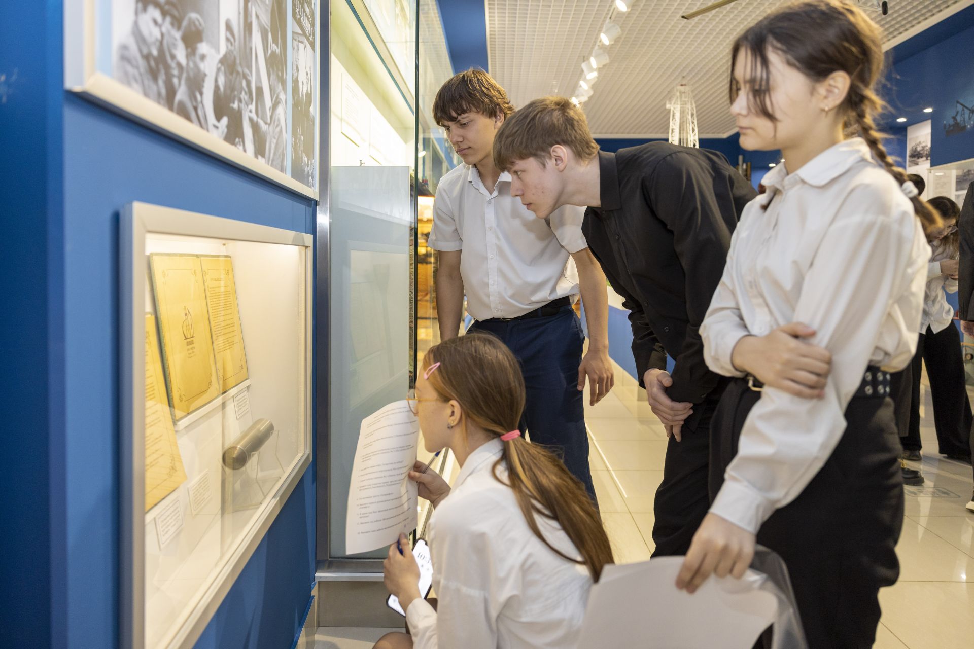 В Лениногорском музее нефти прошёл квест для студентов и школьников