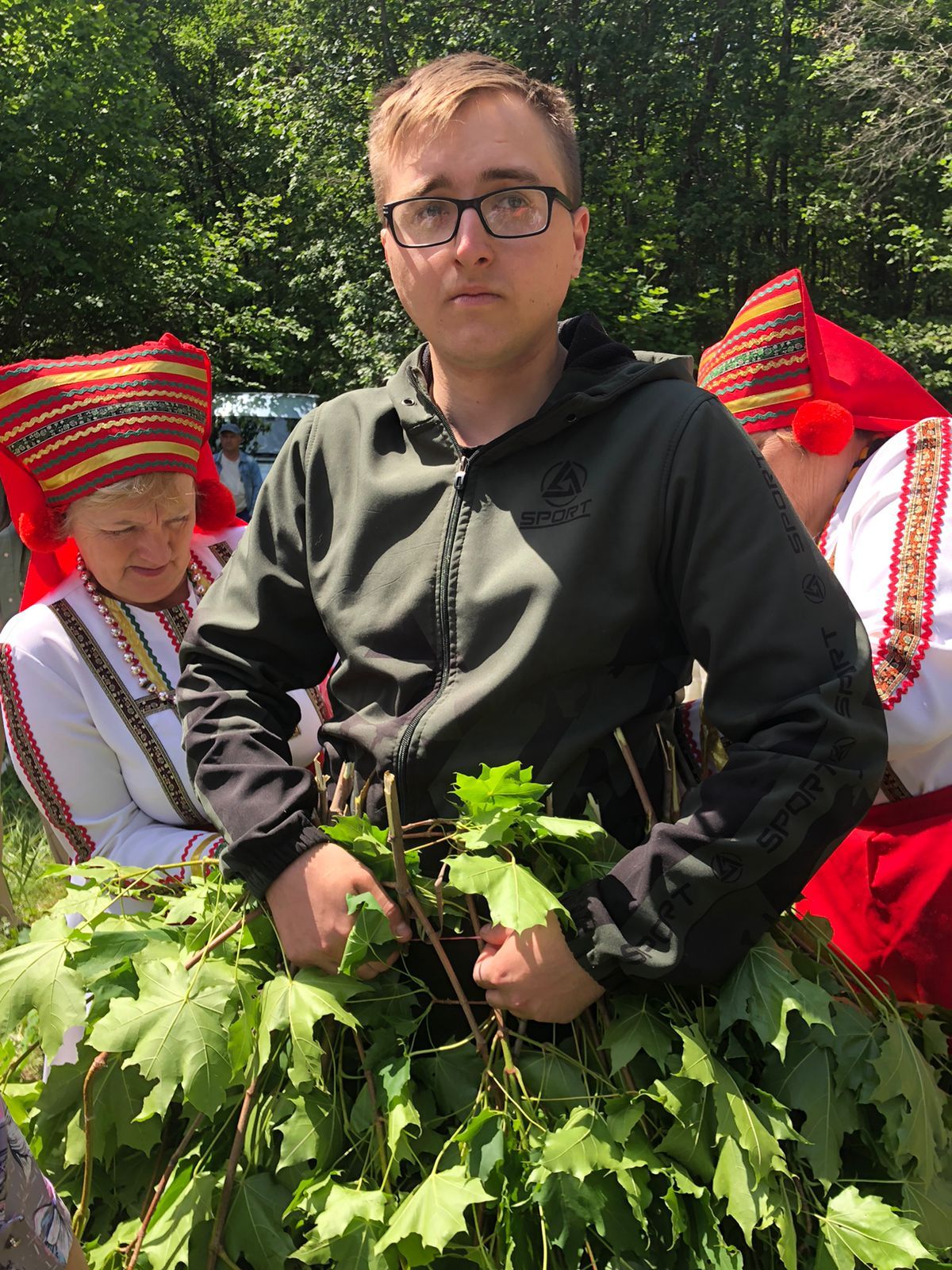 Два медведя стали главными героями на мордовском празднике в Лениногорском районе