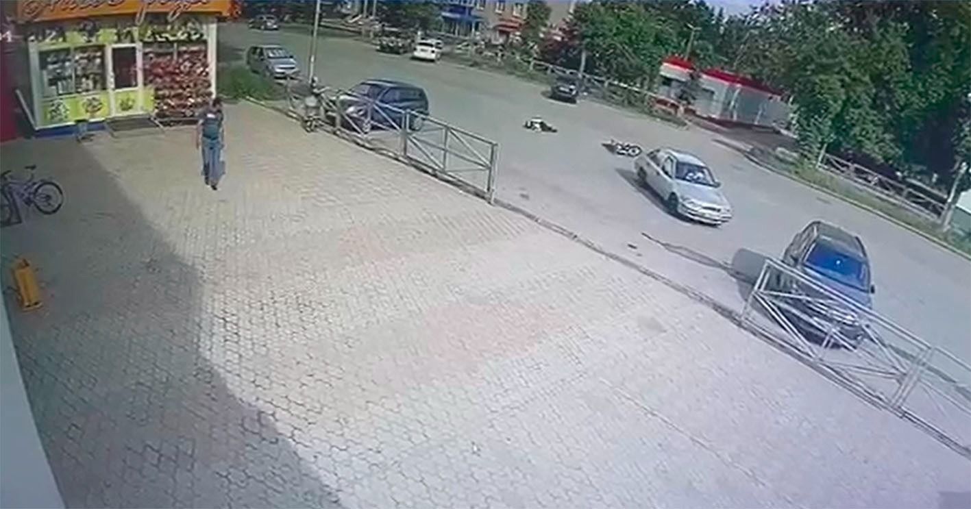 Стали известны подробности аварии со сбитым байкером в Лениногорске