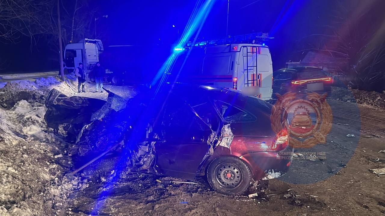 Трагическое ДТП в Альметьевском районе: водитель погиб, выехав на встречную полосу