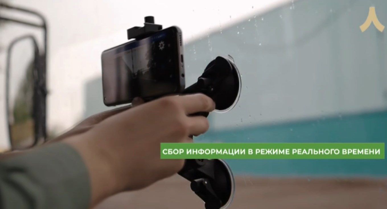 В Лениногорске запустили тестовый автобус, оснащённый искусственным интеллектом