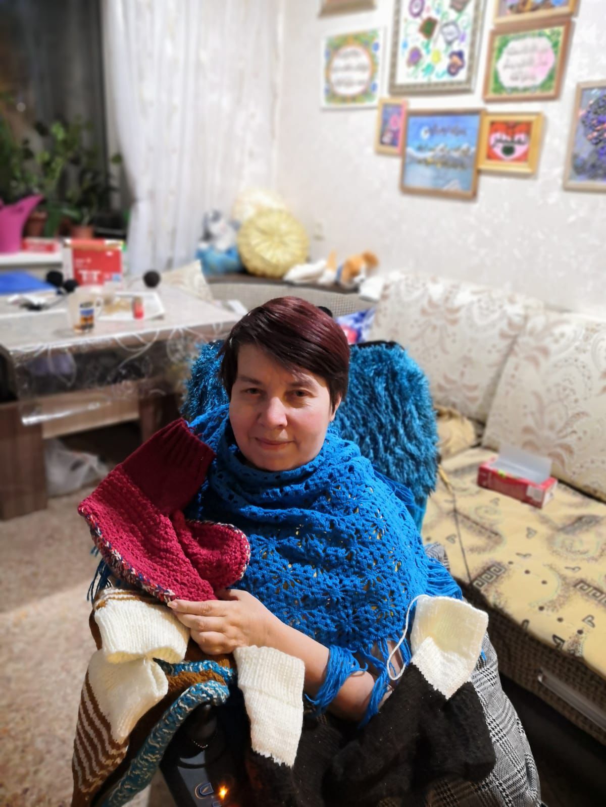За спицы взялись даже мужчины!