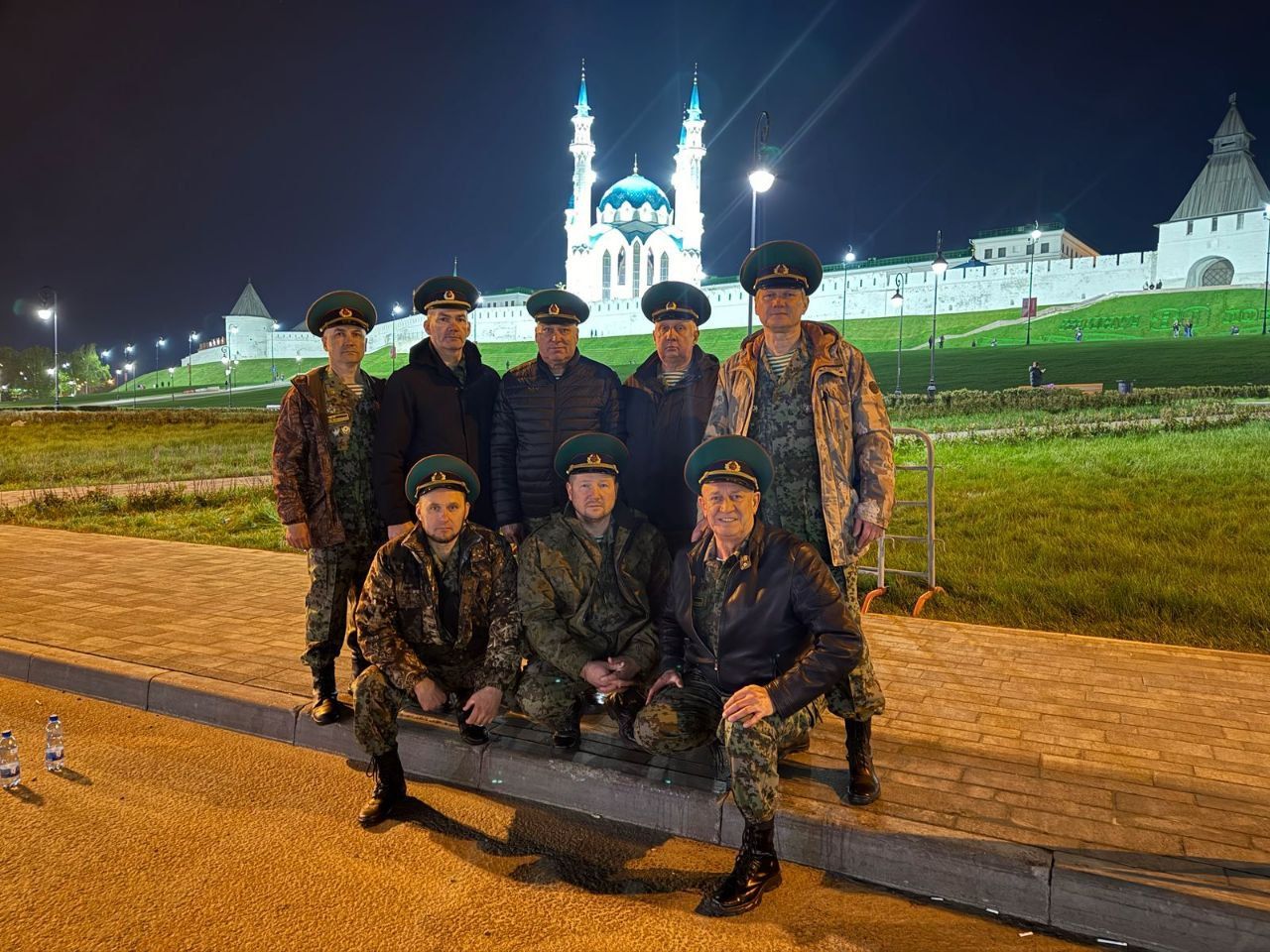 Ветераны-пограничники из Лениногорска приняли участие в репетиции Парада Победы в Казани