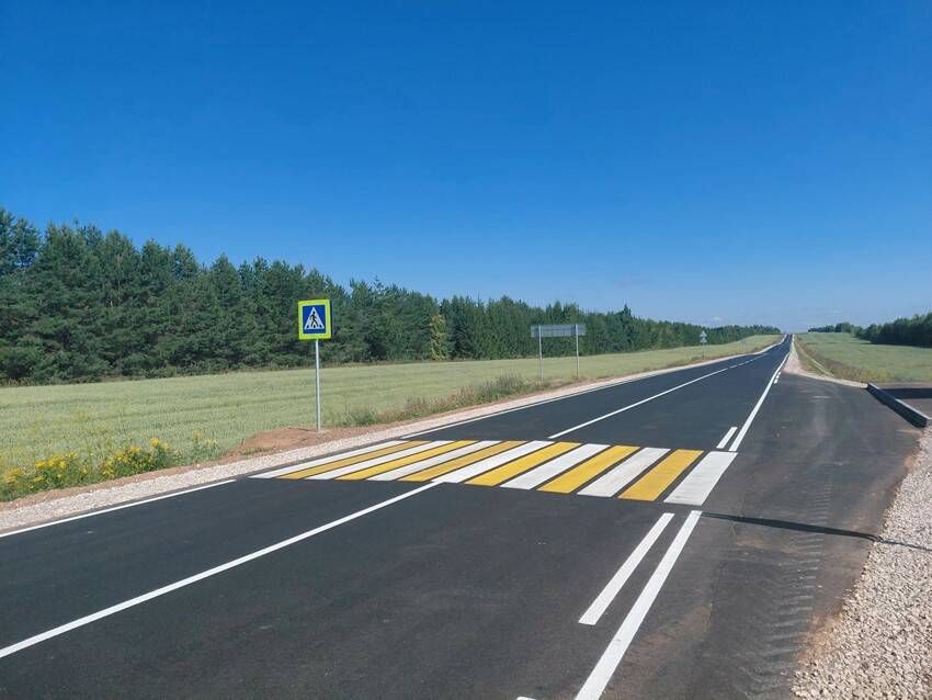 В Татарстане по нацпроекту отремонтировали дорогу «Казань – Ульяновск» – Камское Устье