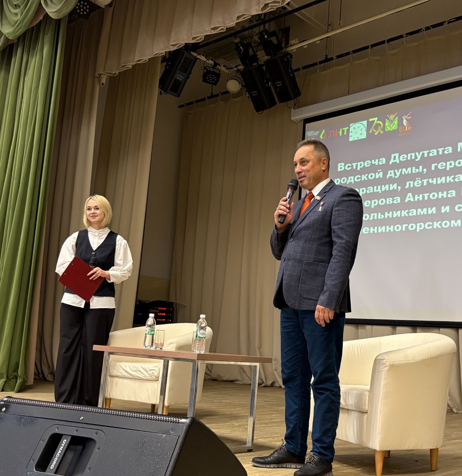 Летчик-космонавт Антон Шкаплеров в Лениногорске призвал молодежь идти в космонавты